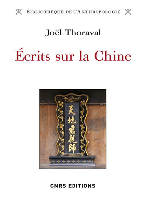 cover image of Ecrits sur la Chine